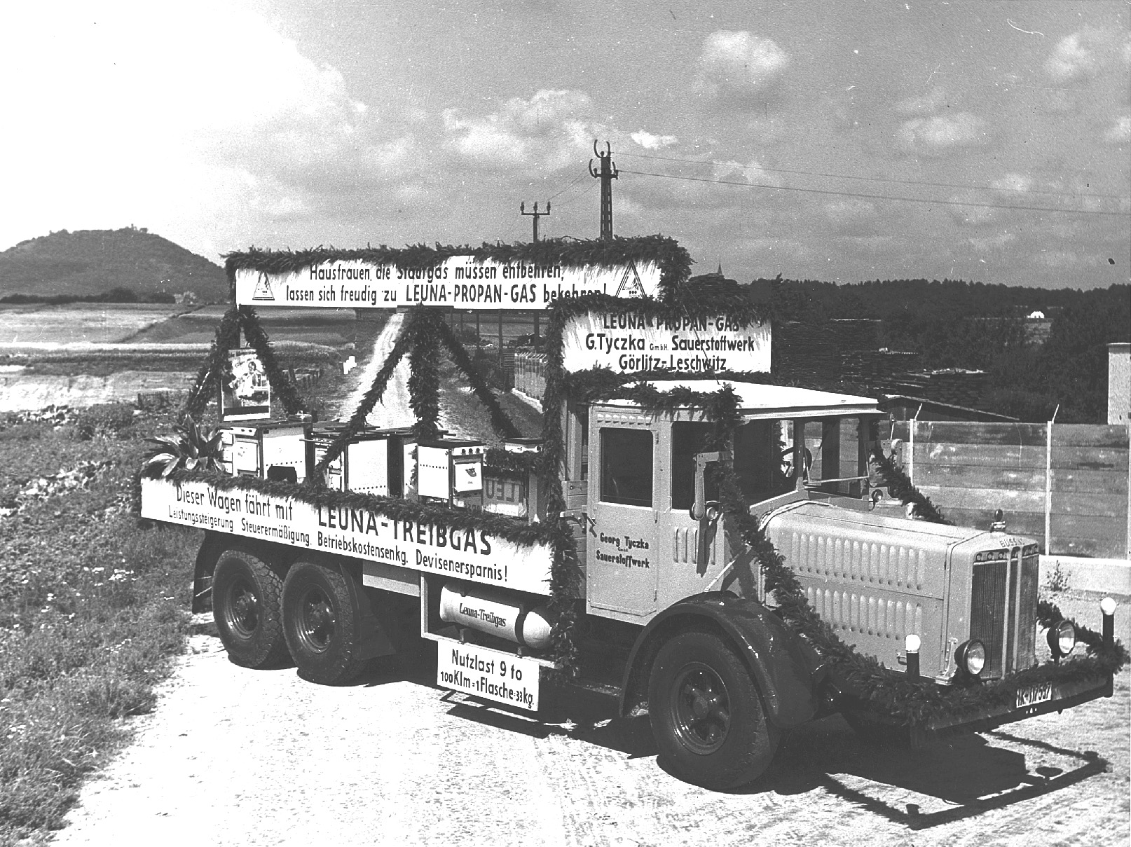 Flüssiggas, Transport, 1936